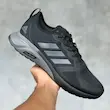کفش آدیداس کلاودفوم مشکی طوسی- Cloudfoam Adidas