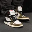 نایک ایر جردن ۱ تراویس اسکات موکا-Nike Air Jordan 1