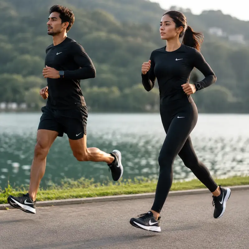 کتونی نایک گاید مشکی-Nike guide 10