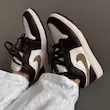  ایرجردن 1 مشکی قهوه ای -  Air Jordan 1 low brown