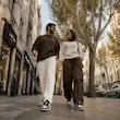  ایرجردن 1 مشکی قهوه ای -  Air Jordan 1 low brown