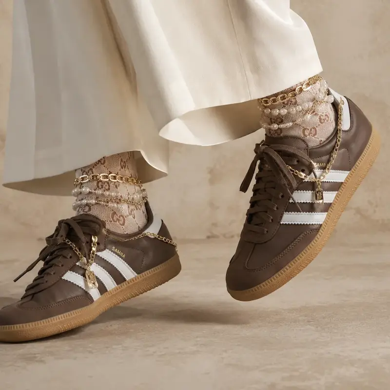 کتونی آدیداس سامبا قهوه ای -Adidas Samba Earth Strata 