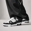کتونی لوئی ویتون سفید مشکی-Louis Vuitton Trainer 