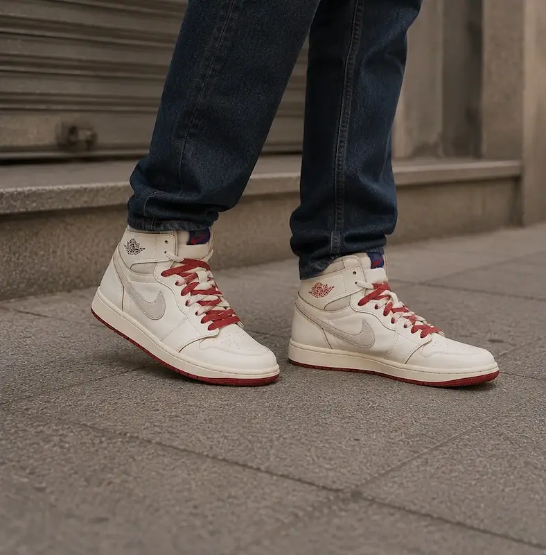 style air jordan sail cinnabar