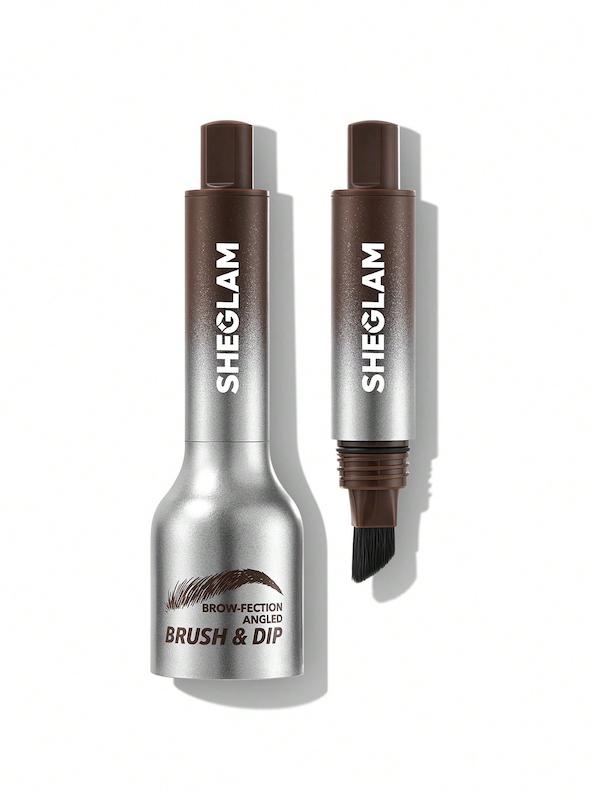 هاشور ابرو کوزه ای شیگلم Brow‑Fection Angled Brush & Dip