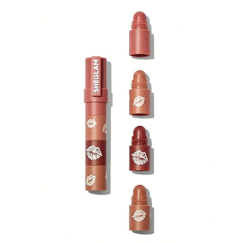 رژ لب جامد ۴ طبقه شیگلم | SHEGLAM Multi-Layer Lipstick Stack