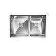 سینک ظرفشویی کن مدل BCN204 توکار دو لگن باکسی