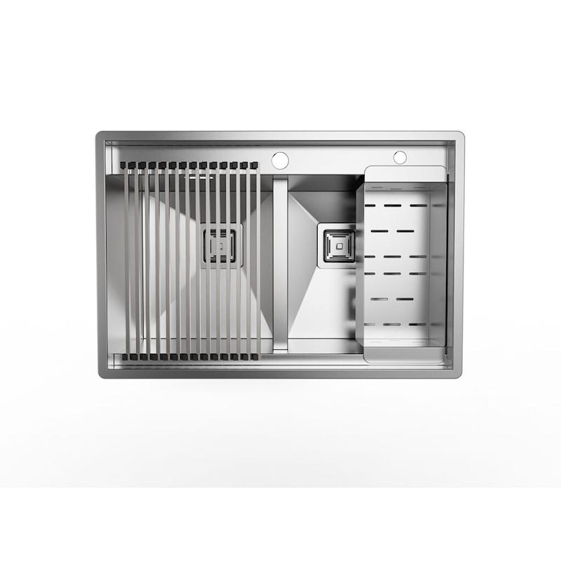 سینک ظرفشویی کن مدل BCN302 - 74 توکار دو لگن