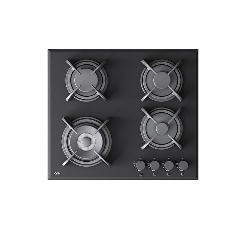 اجاق گاز کن مدل IG6401 ۴ شعله شیشه ای