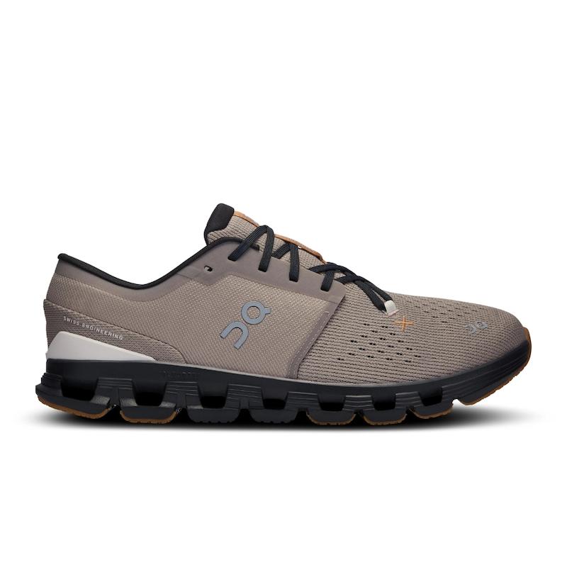 کتونی آن مدل کلود ایکس 4 بژ/مشکی (On Cloud x4 fog/black)