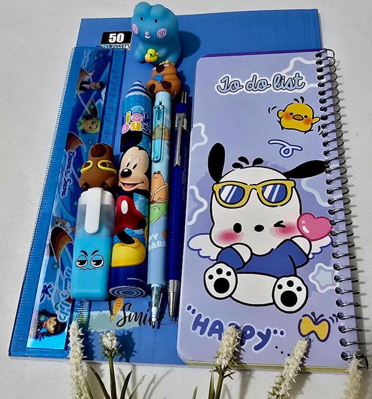 ست تحریر پک لوازم تحریر دخترانه وپسرانه 