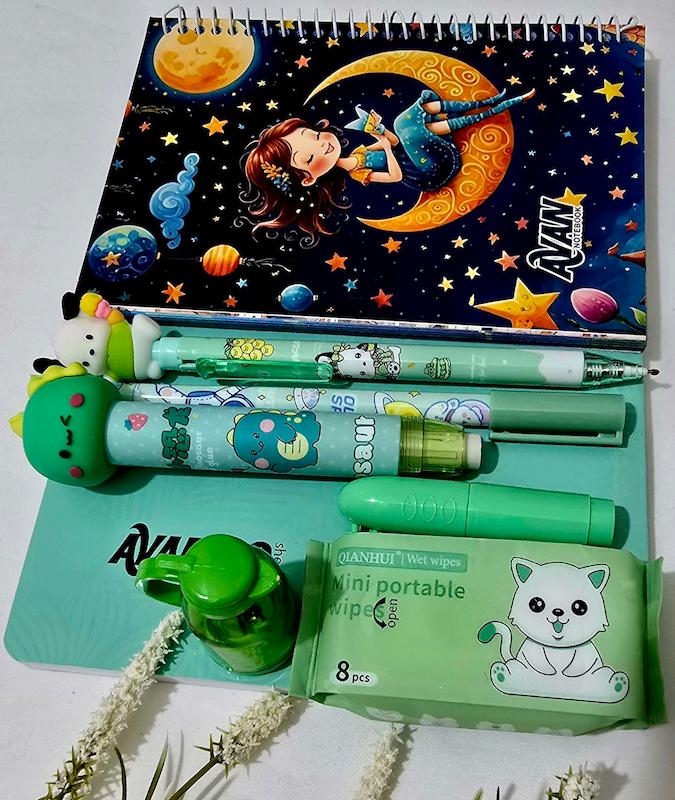 ست لوازم التحریر پک لوازم تحریرپسرانه و دخترونه 