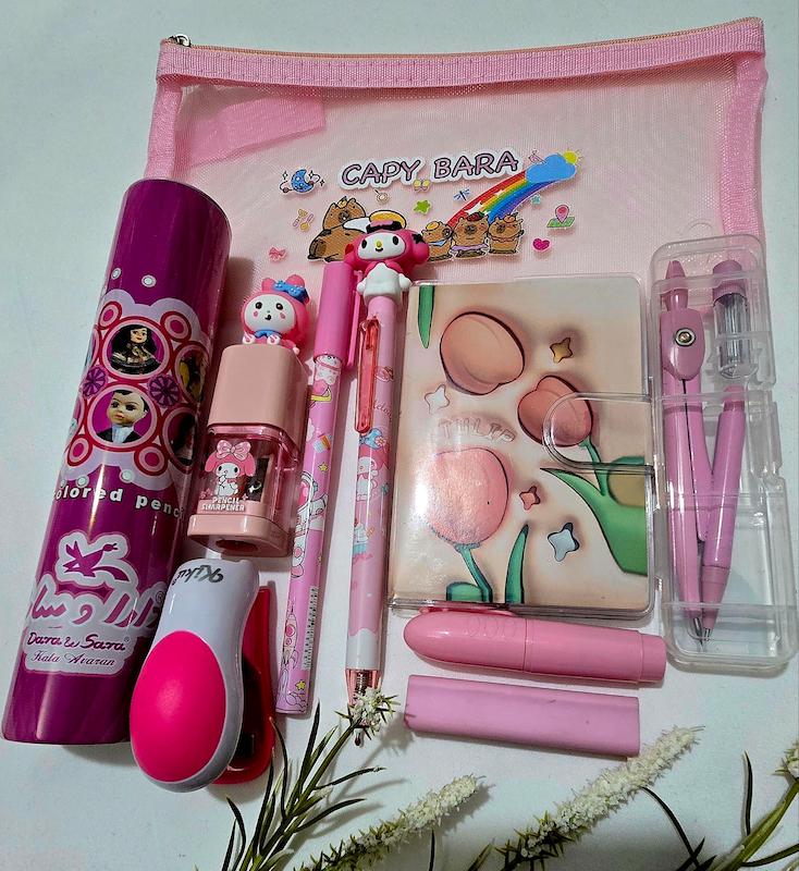 ست لوازم التحریرپک تحریر دخترانه 