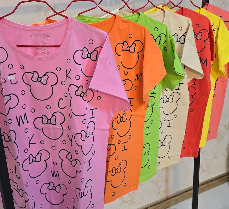 بلوز تی شرت زنانه دخترانه