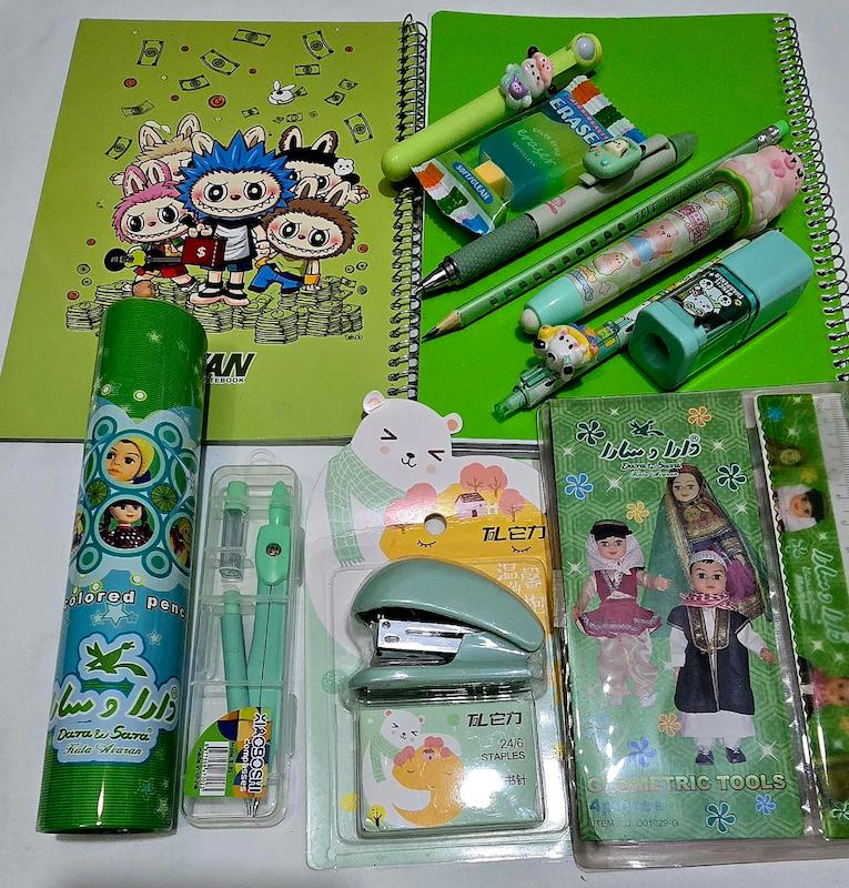 ست لوازم التحریر پک لوازم تحریر پسرانه دخترانه 