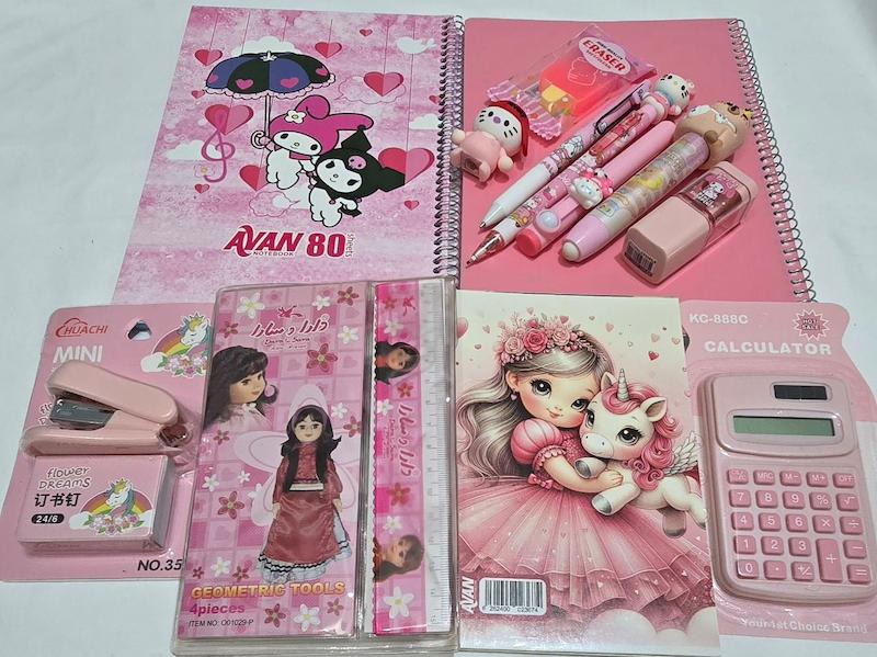 ست لوازم التحریر پک لوازم تحریر پسرانه دخترانه 