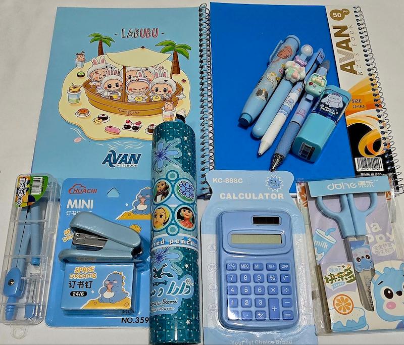 ست لوازم التحریر پک لوازم تحریر پسرانه دخترانه 