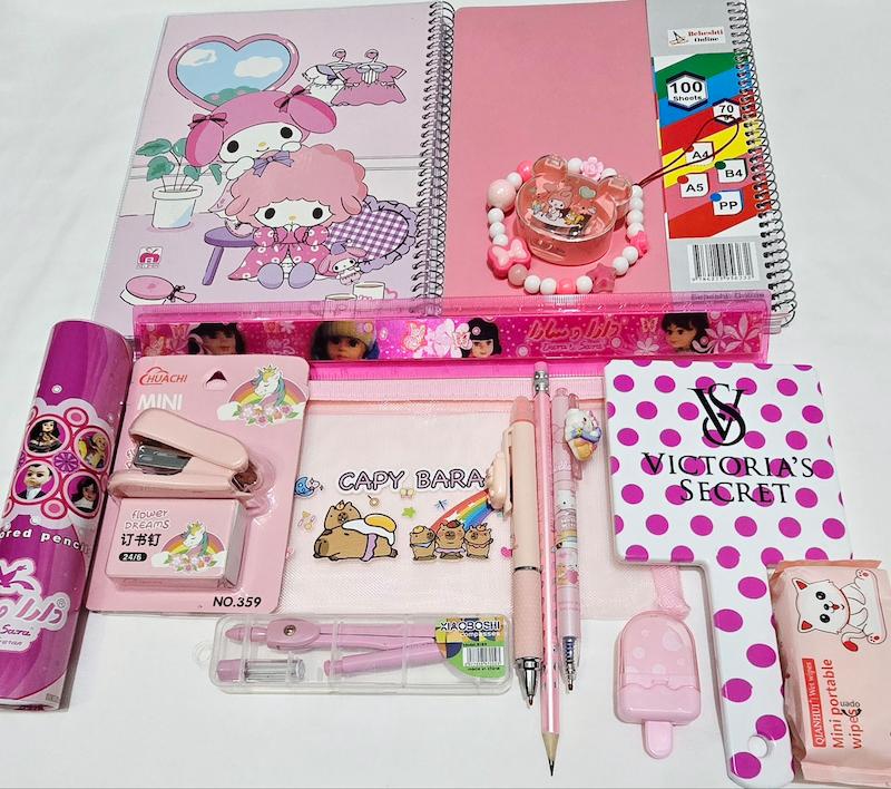 ست لوازم التحریر پک لوازم تحریر پسرانه دخترانه 