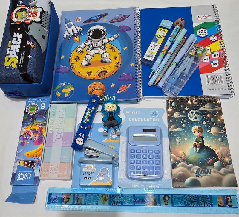ست لوازم التحریر پک لوازم تحریر پسرانه دخترانه 