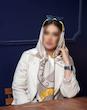 روسری مجلسی وارداتی زنانه دخترانه کرم صورمه ای وکرم گلبهی