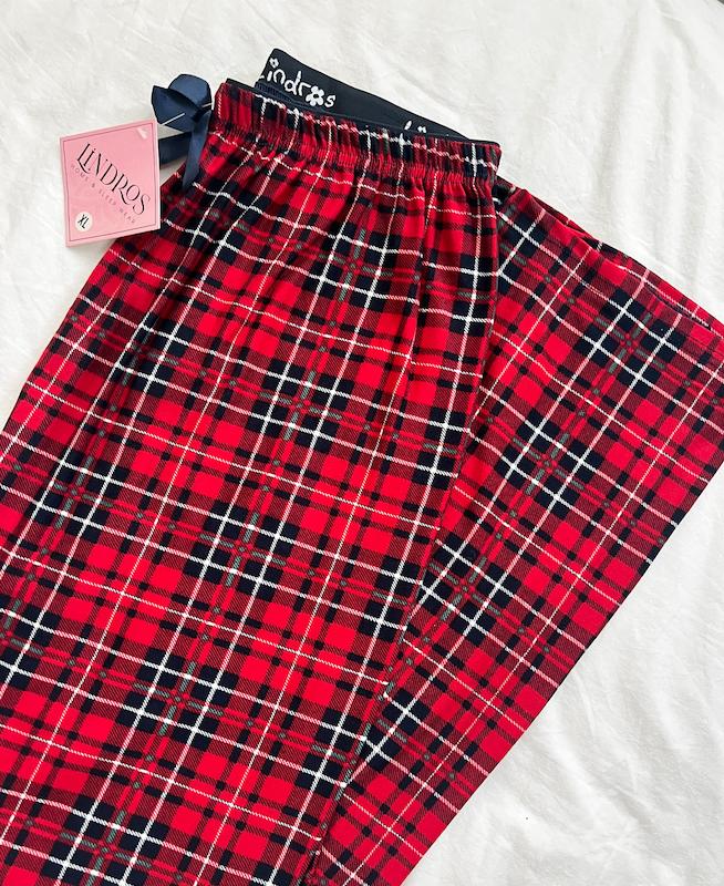 پیژامه چهارخونه ترک LINDROS