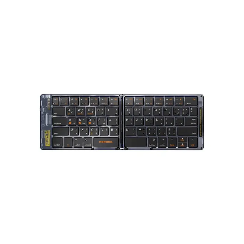 کیبورد تاشو پرودو مدل PORODO TRANS FOLD KEYBOARD ETK03