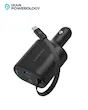 شارژر فندکی 115 وات پاورولوژی Powerology 115W Type-C Retractable Car Charger PCCSR019
