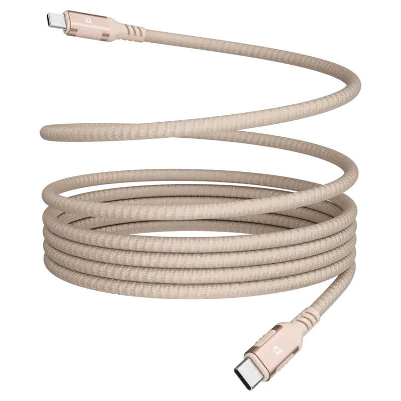 کابل تبدیل USB-C به لایتنینگ پاورولوژی مدل Malinka Weave Magnetic به طول ۱.۲ متر، توان ۶۰ وات