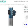 تفنگ ماساژ KICA Pro – ماساژور بافت عمیق با صفحه لمسی هوشمند