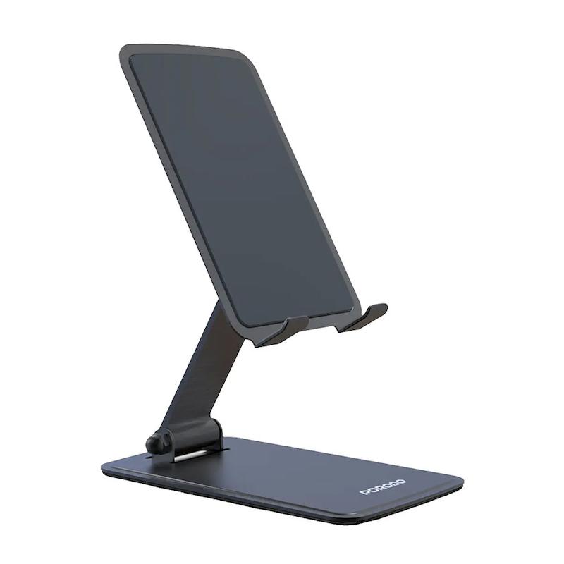 هولدر رومیزی تاشو موبایل و تبلت پرودو Porodo Foldable Desktop Stand with Anti-Slip Base PDCCT15
