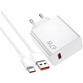 شارژر فست شارژ شیائومی 67 واتی شیائومی xiaomi charger 67W