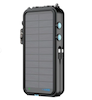 پاوربانک خورشیدی 16000 و اسپیکر بلوتوث پاورلوژی Powerology Solar Power Bank With FM Radio Speaker lights PP049