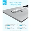 کابل تبدیل USB-C به USB-C انکر مدل Zolo A8060 طول 1.8 متر با توان 240 وات