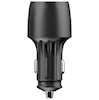 شارژر فندکی خودرو پاورولوژی مدل Velox 66W با دو پورت - مشکی