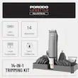 ست ریش تراش و ماشین اصلاح شارژی 14 کاره پورودو Porodo PDLFST112SL