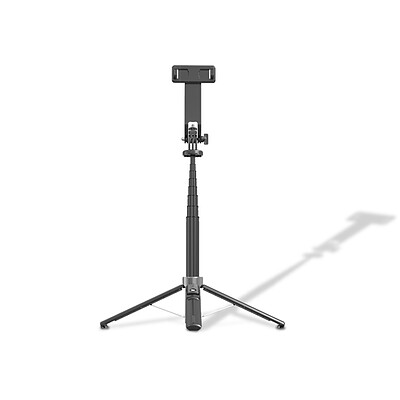 سه پایه سلفی پرودو 135 سانتی متری قابل افزایش با سه پایه نوری 4 پایه قابل جدا شدن Porodo Selfie Stick 135cm Extendable with