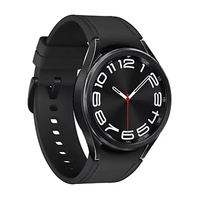 ساعت هوشمند 43 میلی‌متری سامسونگ انباکس مدل Galaxy Watch 6 Classic با بند سیلیکونی