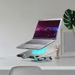 پایه خنک‌کننده لپ‌تاپ گرین لاین مدل Adjustable دارای یک عدد فن مناسب برای لپ‌تاپ‌های 13 تا 17 اینچی