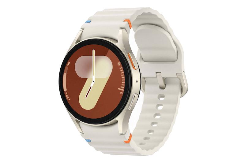 ساعت هوشمند سامسونگ مدل Galaxy Watch 7 40mm دارای قابلیت های کنترل موسیقی (Music Player)، قابلیت مکالمه از طریق بلوتوث، قابلیت تغییر طرح ساعت یا تم، صفحه همیشه روشن (Always-on Display)، پشتیبانی از دستیار صوتی بند پلاستیک