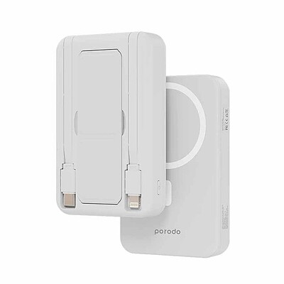      پاوربانک Porodo Magsafe 10000mAh Grip Power bank