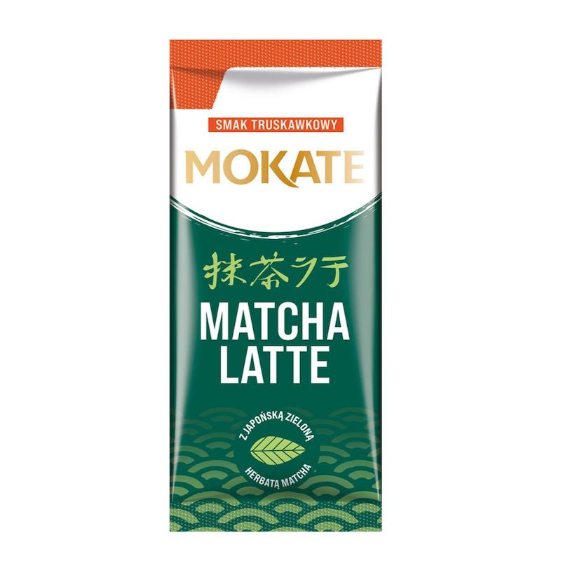 لته ماچا توتفرنگی موکاته