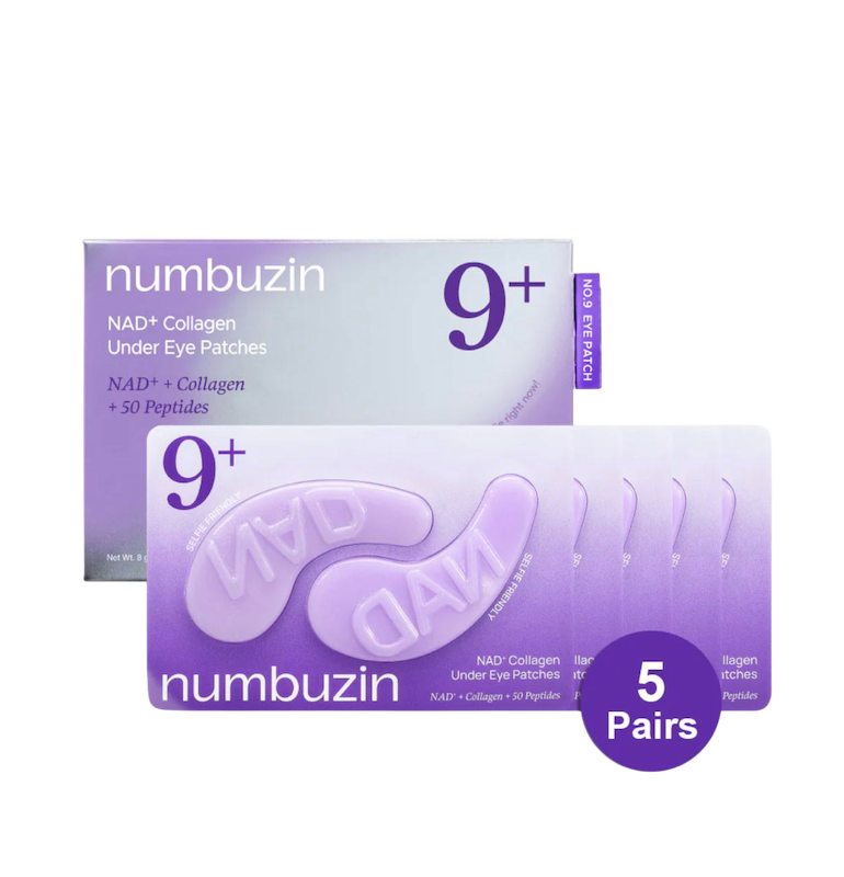 پچ زیر چشم نامبوزین 9+ کلاژن (Numbuzin 9 Plus Collagen Eye Patch) 