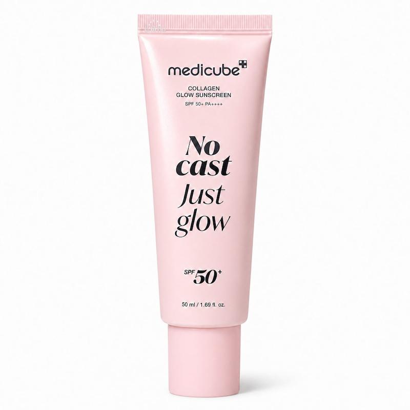  کرم ضد آفتاب مدیکیوب کلاژن گلو با SPF 50+ و PA++++ - 50 میلی لیتر