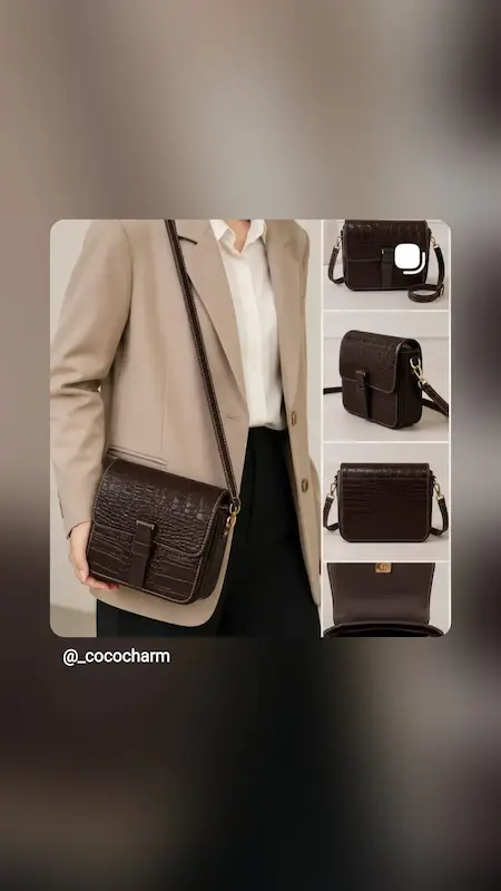 کیف تمام چرم طبیعی 