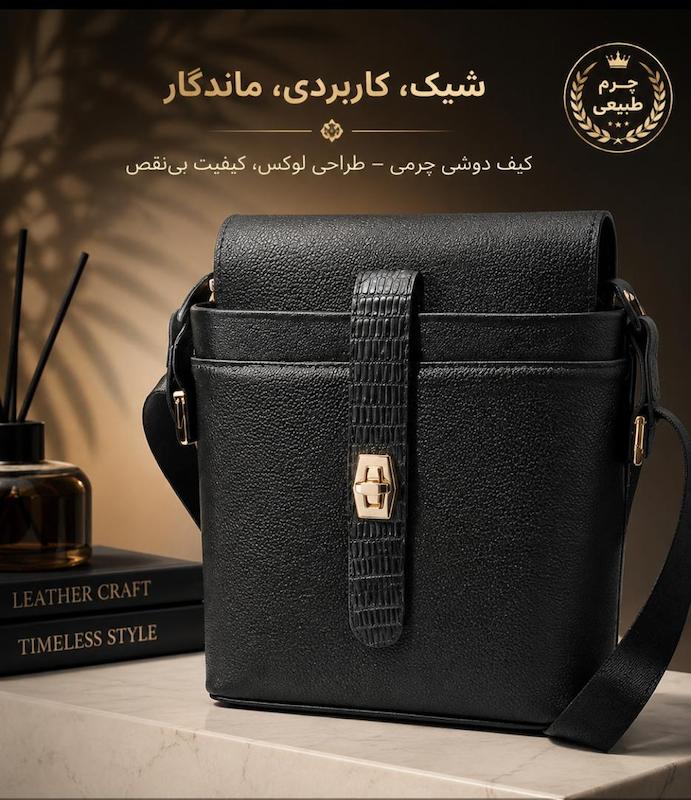 کیف تمام چرم طبیعی 