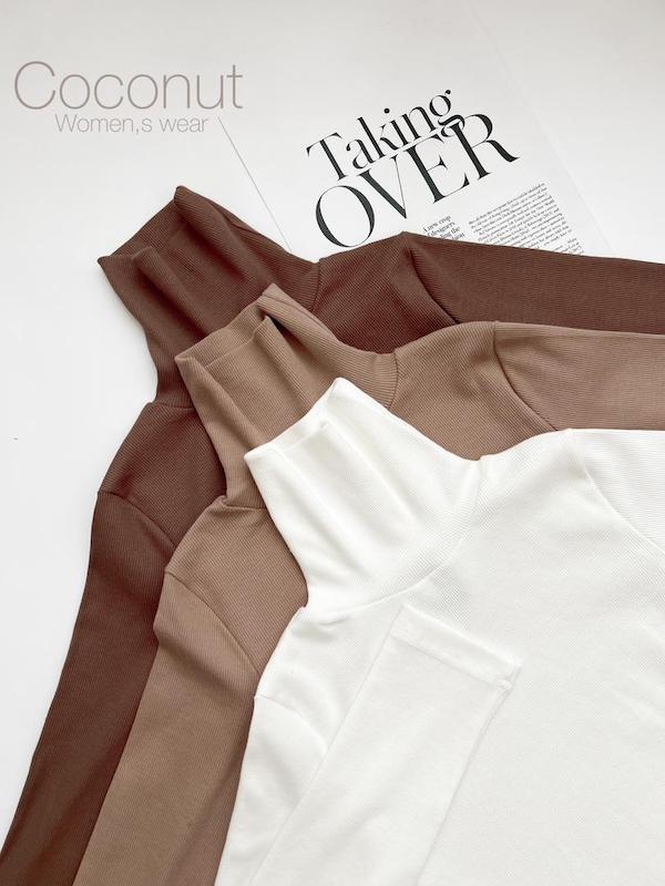 بلوز یقه اسکی ویولت قواره کمی آزاد🥥