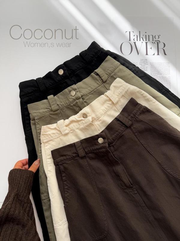 دامن کتان پاییزه نیلا🍁🍂