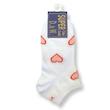 جوراب مچی زنانه - برند SUPER D&W - طرح قلب سفید