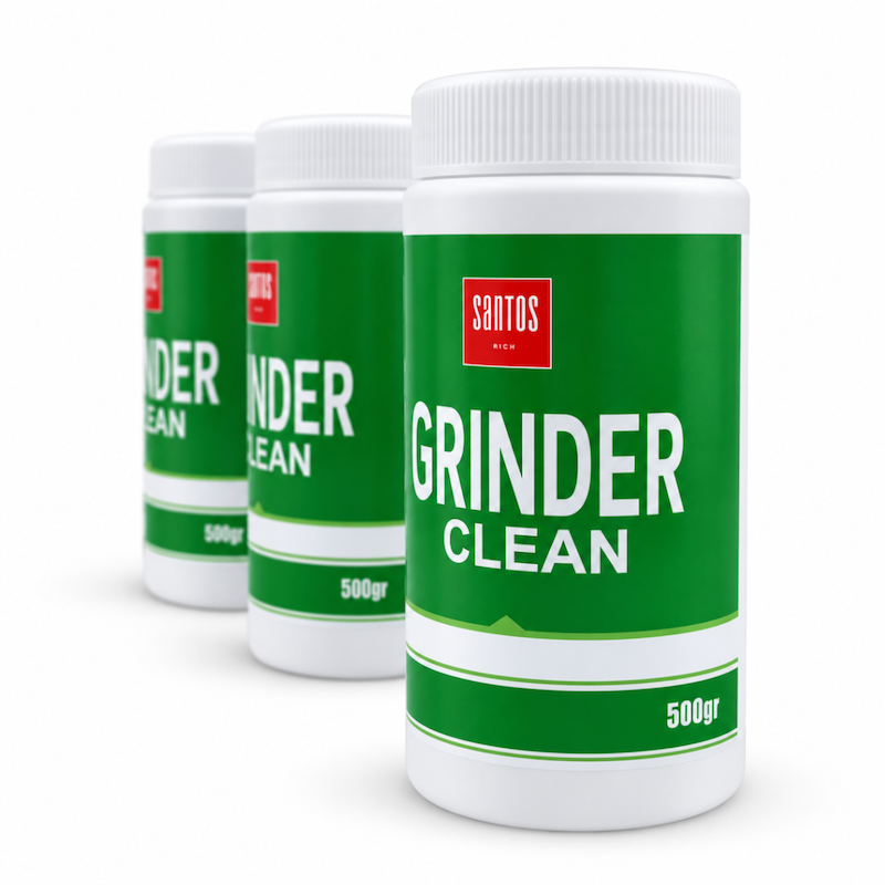 قرص تمیز کننده آسیاب قهوه سانتوس santos grinder clean 500g برای پاکسازی تیغه آسیاب