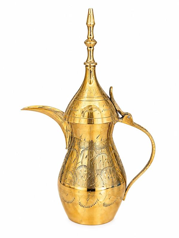 دله قهوه برنجی سایز 3 